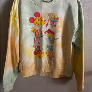 Disney White and Black Logo Sweatshirt